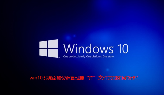 Win10系统怎么添加资源管理器“库”文件夹  第1张