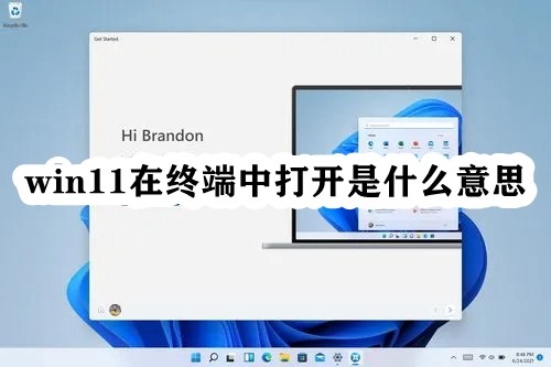 Win11在终端中打开什么意思