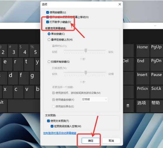 Win11小键盘无法使用怎么办  第5张