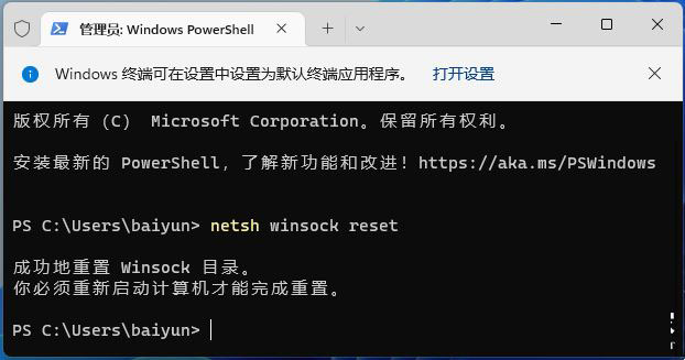 Win11使用flushdns命令后无法上网怎么解决  第10张