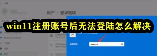 Win11注册账号后无法登录怎么办