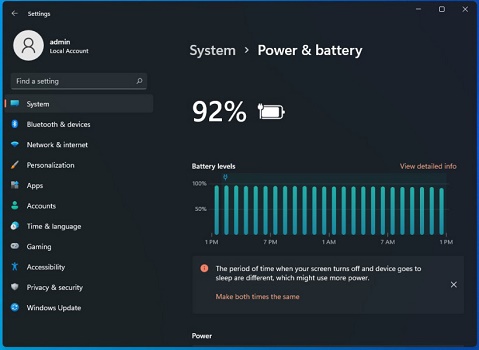 Win11如何查看电池情况